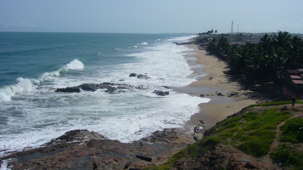 View from Cape Coast Castle